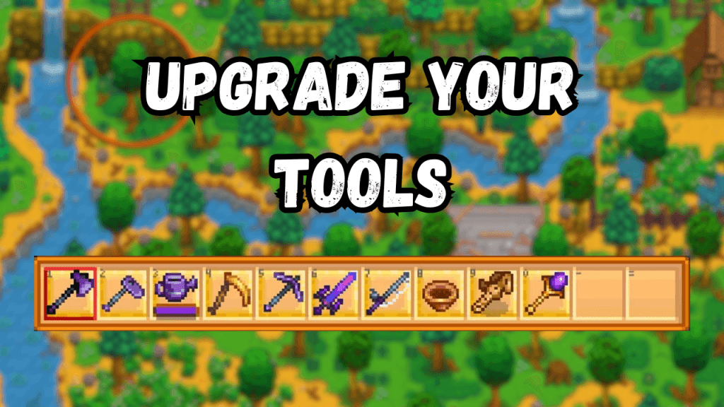 Stardew Valley APK Download v1.6.15.0 Original Free for Android (2025) 6 Upgrade Your tools banner