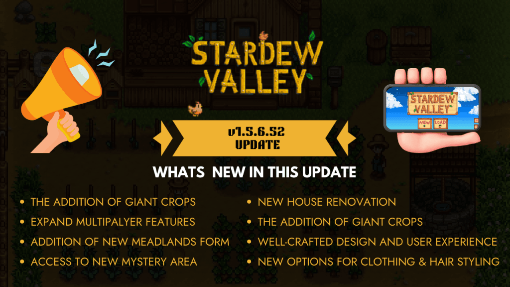 Stardew Valley APK Download v1.6.15.0 Original Free for Android (2025) 4 what is new in the latest version banner