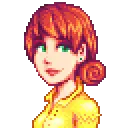 Stardew Valley APK Download v1.6.15.0 Original Free for Android (2025) 22 Penny, a character in Stardew Valley, sitting under a tree with a book, embodying her kind and studious personality.